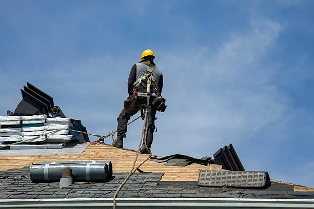 Professional Storm Damage Roof Repair technician working in Peoria Heights, IL